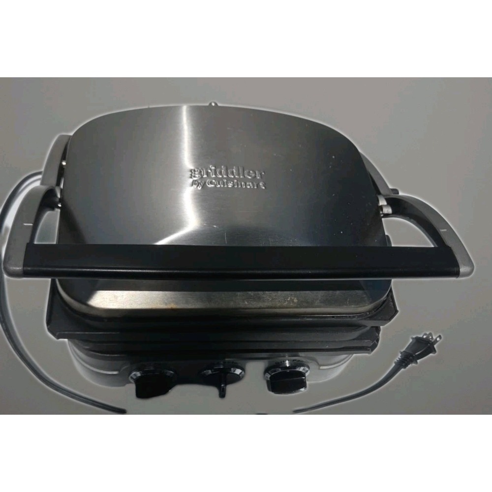 CUISINART GRIDDLER ELECTRIC GRILL PANINI PRESS GR-4N 5-in-1 GRILL Tested/Working